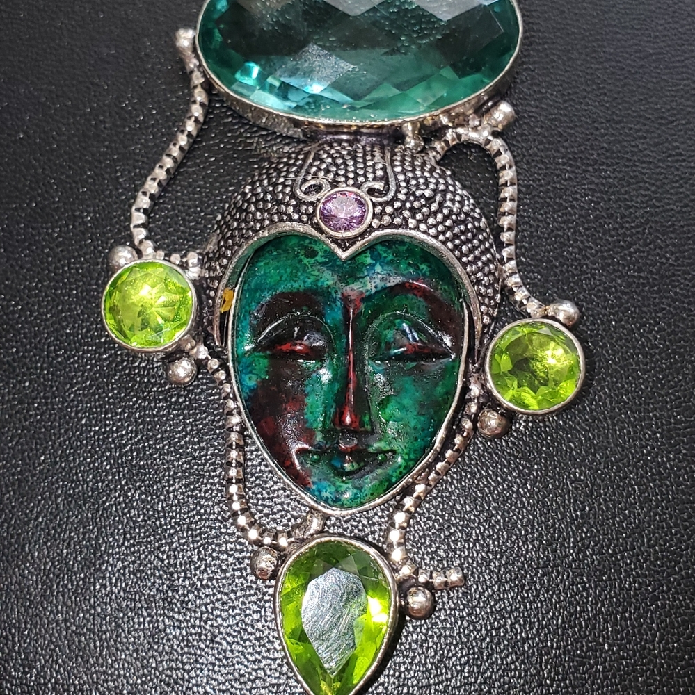 Large Sterling Silver Pendant